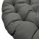 Billy swing pillow, diameter 115 cm, gray color