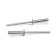 Easisy tundra, aluminum-steel, 50 pcs, 4 x 16 mm