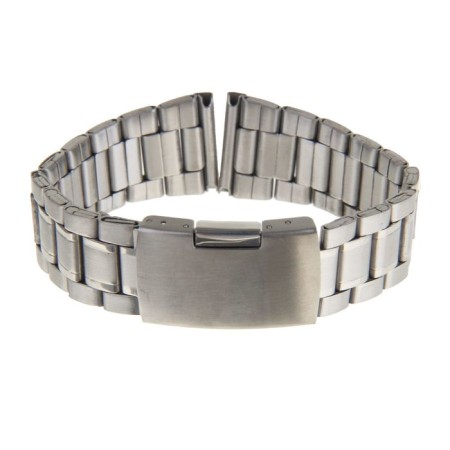 Solomon watch strap, 22 mm, metal, silver-1