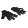 Garden gloves, x/b, knitting class 7, acrylic, black