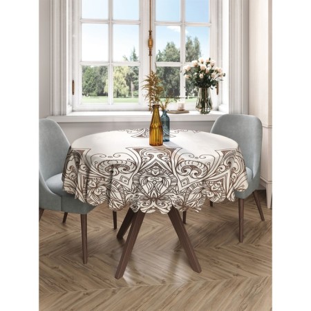 Tablecloth on the table "section of the mandalas", round, Saten, d = 150 cm-2