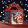 Gift box Cube large "Vintage" 120x120x120 (+60)