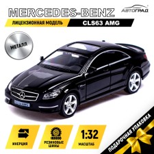 Metal Mercedes-Benz CLS63 AMG, 1:32, doors, inertia, black color open