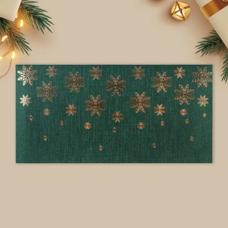 A set of gift envelopes "Happy New Year", 10 pieces, embossing, 22 x 11 cm, New Year-8