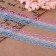 Capricon lace "gradient", 28 mm × 10 ± 1 m, pink/blue # 5