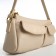 Female bag Textura, average size, beige color