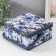 Casket for needlework "White-blue peonies" 20x20x11 cm
