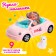 Lyna baby doll on a trip with a car, pet and accessories, mix