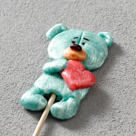 Handmade Lounzer "Bear with Heart" 30 g, mix-3