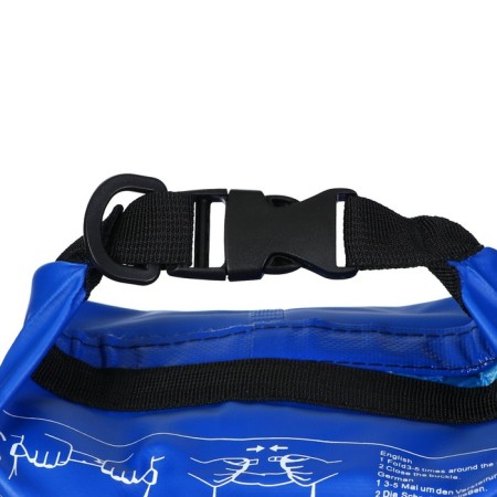 Yugana Germushka, PVC, waterproof 30 liters, one belt, blue-6
