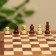 Chess pockets, board 12.5x12.5 cm, tree shisham