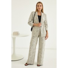 Female set: trousers, jacket, size 44