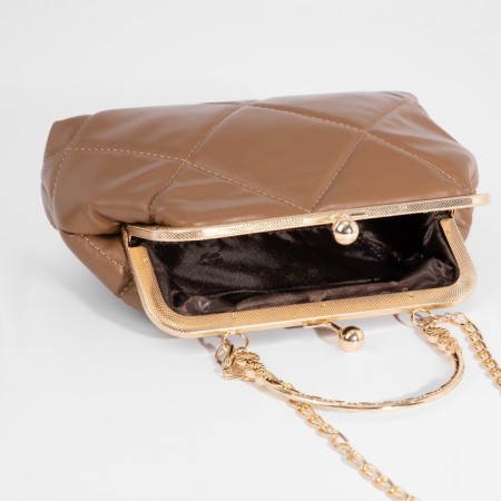 Clamp bag on the farmar, brown color-5