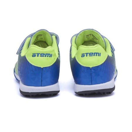 BUTS football ATEMI SBA-006 Turf Kids, Blue/bright Salad, size 32-7