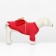 New Year's sweatshirt for animals "Gift", Size S (DS 20, OG 32 cm), Red