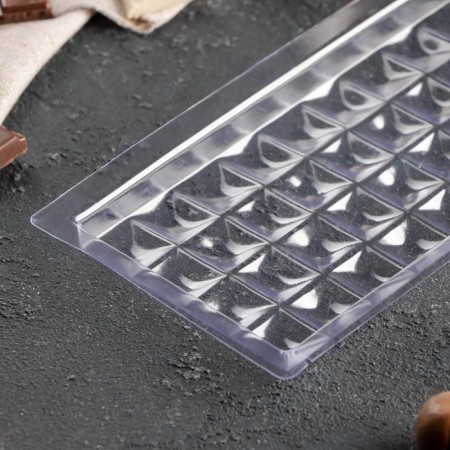 Form for chocolate and sweets "Cylinders", 20 × 10.5 cm, the color is transparent-2