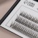 A set of overhead eyelashes "Lastochkin tail", bundles, 10, 12, 14 mm, thickness 0.07 mm, bend D, 12 D