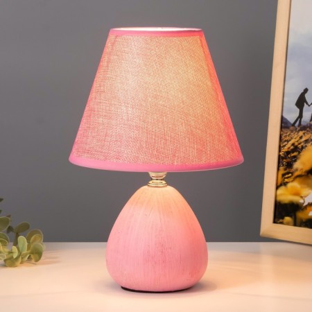 Estel table lamp E14 40W pink 17x17x26 cm Risalux-1