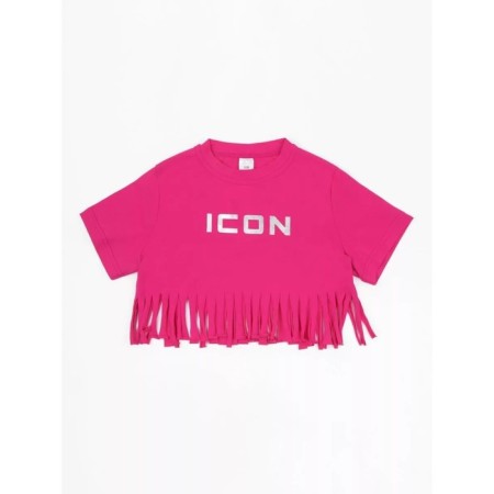 T -shirt for girls, height 146 cm, fuchsia color-9