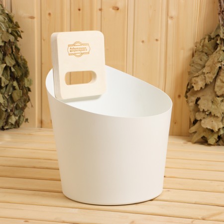 Set for a bath 4 in 1: gang 5 l, scoop, sand clock, thermometer V-TZ002-1