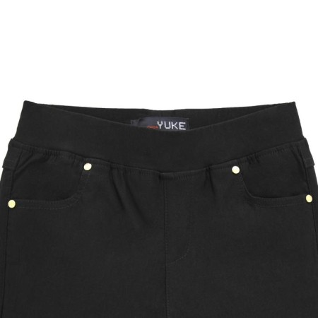 Legins for girls, height 146 cm, black color-2