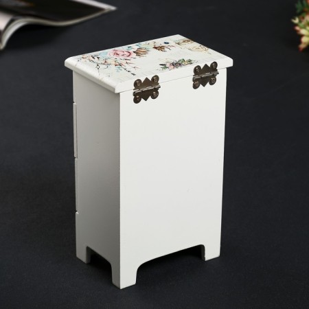 Casket Wood 2 Boxes "Romantic Bouquet" 18.5x11.7x7.5 cm-4