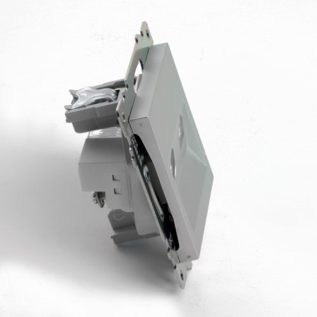 ROSET TV + computer RJ-45 (mechanism), Stekker Series Catherine, Silver, GLS00-7106-03-2
