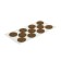 File upstream D = 40 mm, 11 pcs., Brown color