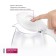 Electric kettle “EK-1801G Masters, Glass, 1.8l, 1850 W, Snow Color