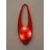 Light beacon on the collar/leash with 3 lumber modes "Paw", 3.2 cm, silicone, red
