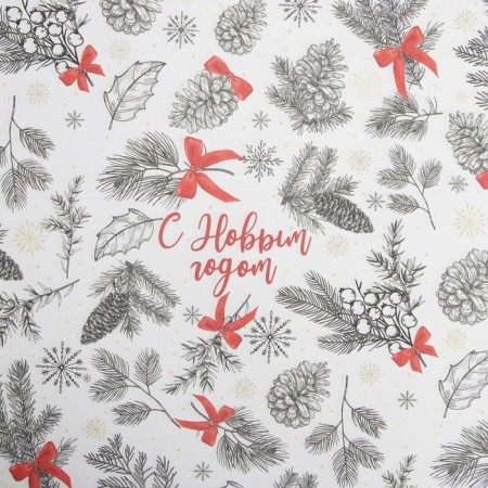 Package Crafts "Happy New Year", 70 x 100 cm, New Year-2