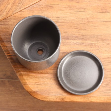 Pot of flower python graphite 0.8 l-3