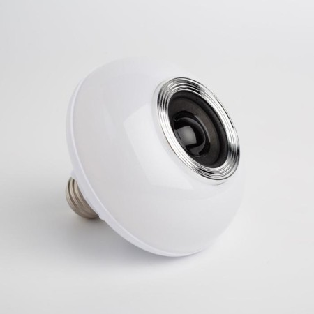 Light device "Light plate" 10 cm, E27, speaker, remote control, glow RGBW-2