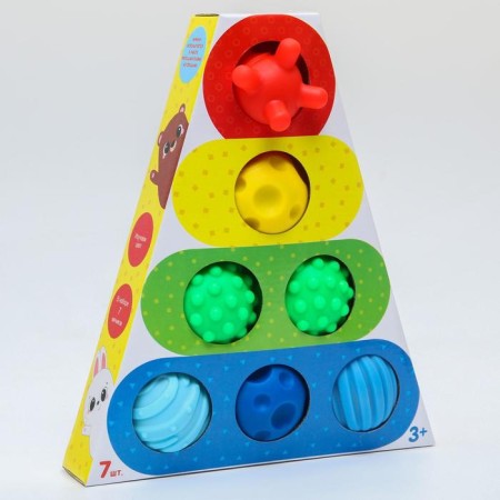 Gift set of developing balls "Forms and colors", 7 pcs.-5