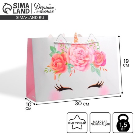 Gift package, packaging, unicorn, 30 x 23 x 10 cm