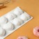 Form for mousse desserts and baking konfinetta "heart", 30 × 17.5 × 3 cm, 8 cells (6.2 × 6 cm), white color