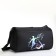 Sports bag with lightning, external pocket, black color