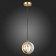 STL LUCE Sus. SL1156.303.01. Bala. 1x5 watts, G9, 15x15 cm, brass color