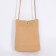 Cross-Body bag on the valve, beige color