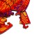 Puzzle wooden figured "Fiery Fox", pair