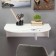 Tumb table, 800x800, white
