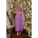 Female dress, size 48, purple color