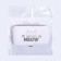 Manicure set "Meow", 7 objects, white color