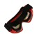 Glass-mask for motorcycle driving, chameleon glass, orange color