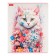 Notebook 48l CL Spring Cat, regional charts, rounded carriers, bl 65g/m2, mix