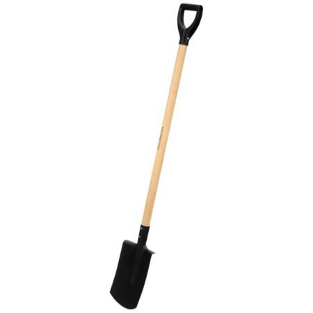 Rectangular shovel, l = 134 cm, wooden stalk with a pen, Sibrtekh-1