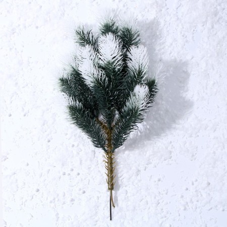 Decor "Branch of a snowy spruce"-2