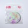 Folding mirror "flowers", d = 7.5 cm, green color