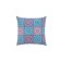 Decorative pillow for lightning india, size 40x40 cm, purple color