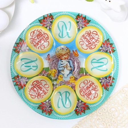 Angel egg stand, 8 eggs-1